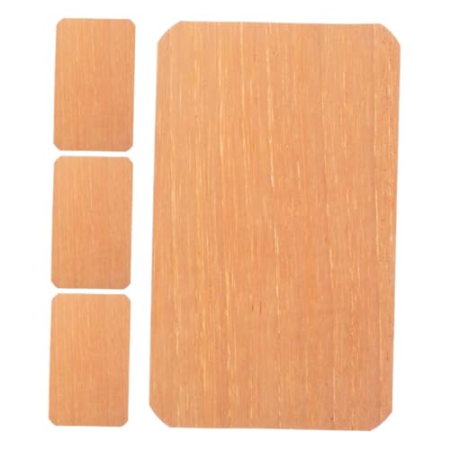 WRITWAA 4pcs Large Spanish Cedar Dividers Natural Chips for Humidor Control Sheets Portable Storage Accessory