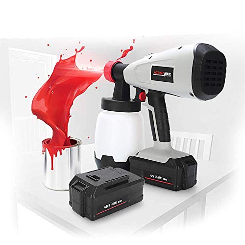 Preisvergleich Produktbild JHSHENGSHI Farbsprühsystem, Lackierpistole Spritzpistole,Farbspritzpistole,Zaun-... Elektrisches Akku-Spritzgerät Handspray-Sprühpistole für Decken, Wände und Zaun
