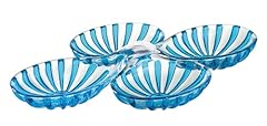 GUZZINI - Set 2 Antipastiere "Dolcevita", Bio-Based Plastic, Turchese, 6x22,5xh31