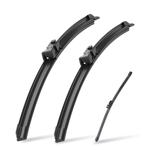 Image of Raidbee Windshield Wiper Blades Replacement for Ford Bronco Sport 2021 2022 2023 2024 2025 All-Season OEM Quality 3 Pack 22 inch+20 inch+9 inch