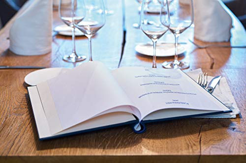 VELOFLEX 4954080 - Klemmbinder DIN A5, mit Ledernarbung, Füllhöhe max. 20 mm, schwarz, 1 Stück