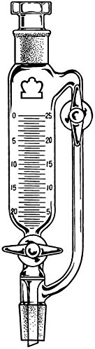 Kimble Chase FUNNEL ADD W/O STPR 50MLGraduated with Upper and Lower Stopcocks - KMBL
