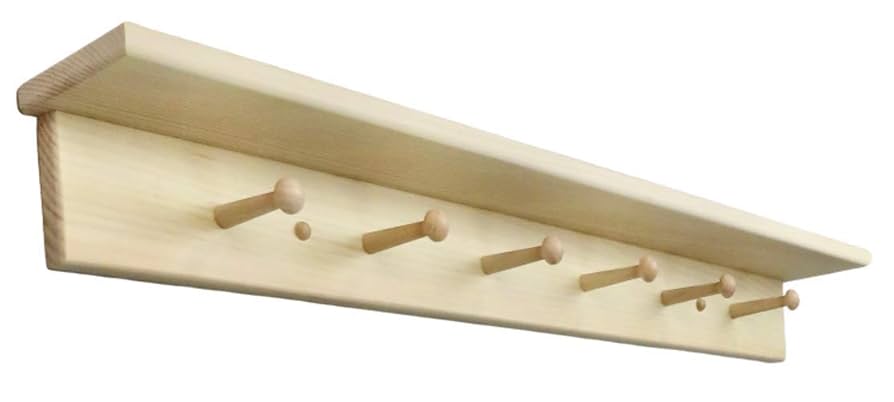 その他 Wooden peg rack L   Hunter & Nomad Wooden Peg Rack, Handmade Wood Peg Rack, Coat Rack, Choose