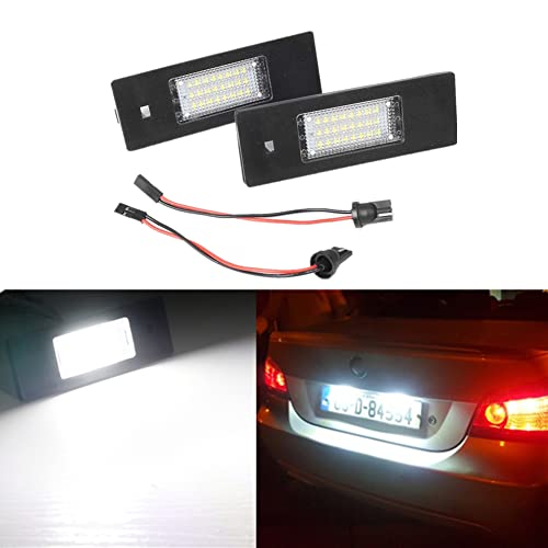 LEDFEWAG 2 pezzi LED Luci targa per auto Lampada