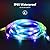 Tasmor LED Strip Light Music Sync 16.4ft, USB Powered LED Light Strip with Remote Waterproof RGB 5050 Color Changing LED Strip TV Backlights for Home Decoration, TV, PC, Mirror