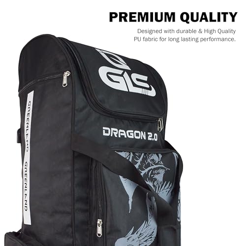 GLS Dragon 2.0 Duffle Cricket Bag with 4 Bat Sleeve, Shoe - Image 6