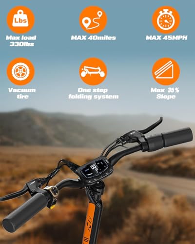 Image of JGH X5 Ultra Electric Scooter for Adults, 3200W Dual Motors Up to 45 MPH, Max 40 Mile Range, Fast Adult Electric Scooter with Vacuum Tire, Dual Suspension& Braking, Foldable E Scooter for Commuting