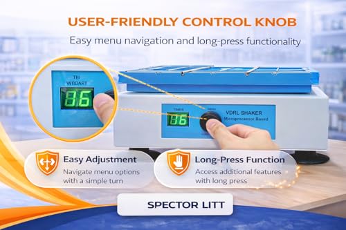 Image of Spectror Litt Digital VDRL Shaker - Flask Shaker for Serological Testing & Kinney-VDRL Assays