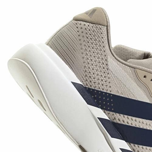 adidas Herren Adizero Pacer Shoes, Khaki Three/Night Indigo/Core White, 44 EU – Ansicht 6