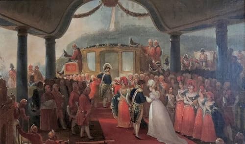 Lienzo Studio per l'arrivo di D Leopoldina pintura Debret arte fino de pared para despacho 60x90cm