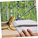 BESPORTBLE 2pcs Small Stainless Steel Reptile Food Spoon Feeding Scoop for Lizards Geckos Small Animals Ergonomic Design for Convenient Use