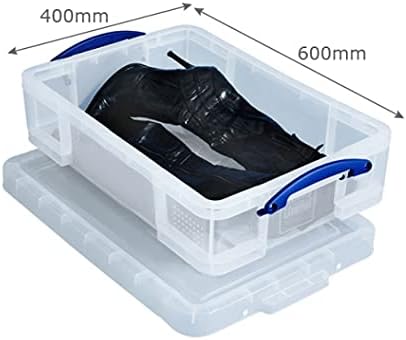 Really Useful Plastic Storage Box 24.5 Litre Clear image 3