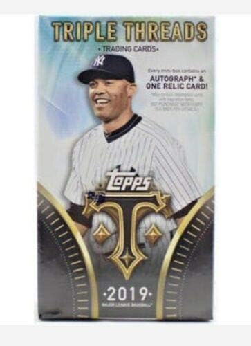 2019 Topps Triple Threads MLB Baseball MINI box (7 cards)