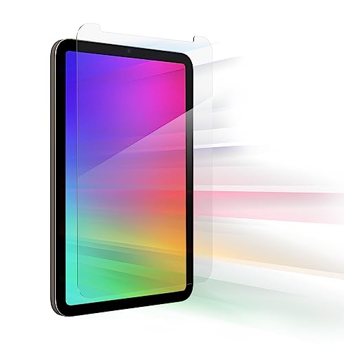 ZAGG Glass Elite VisionGuard+ for iPad Mini 6th Gen - Ultra-Strong Screen Protector with Eyesafe® Layer and Superior Color Preservation