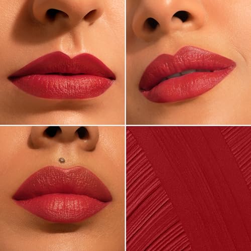 Image of Pilgrim Oh So Creme! Bullet Lipstick with Silky-Matte Finish, Highly Pigmented and Long Lasting, Enriched with Exotic French Grape Seed Oil (French Love-13)