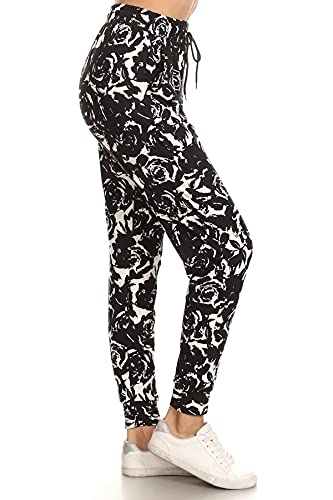 Image of Leggings Depot Premium Jogger Women's Popular Print High Waist Track Pants(S-XL)