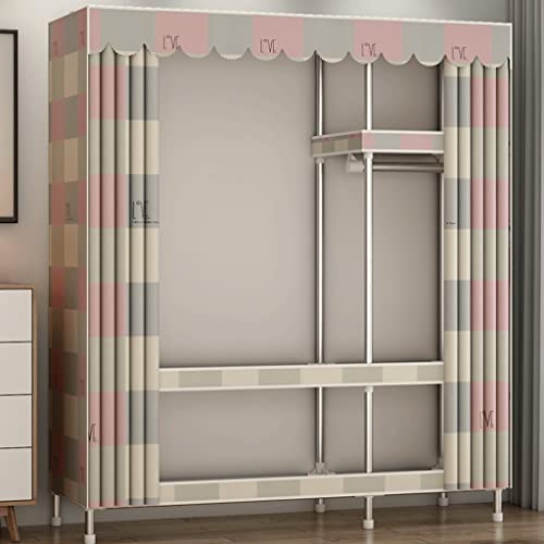 Armario guardarropa de 105x45x172cm para colgar ropa combinada 5