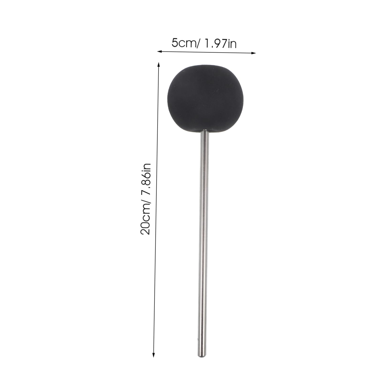 NULYLU Enhance Your Drum Performance Box Drum Foot Pedal Beater Kick Hammer Round Head