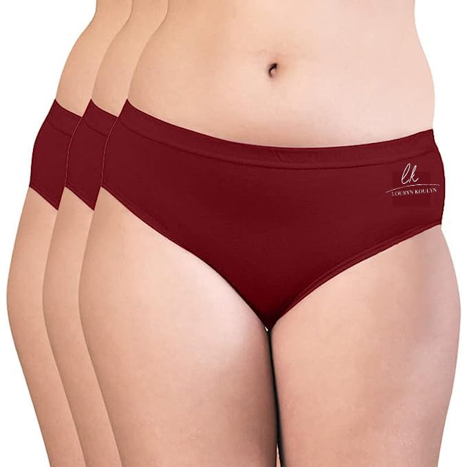 Image of Mid Rise Hipster Panties Pack of 3 | Panties for Women Combo Pack - PED1001