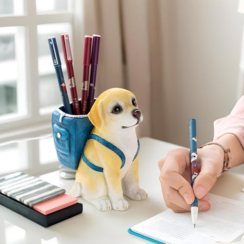 Sculpture de chien originale pour décoration de bureau et cadeau idéal