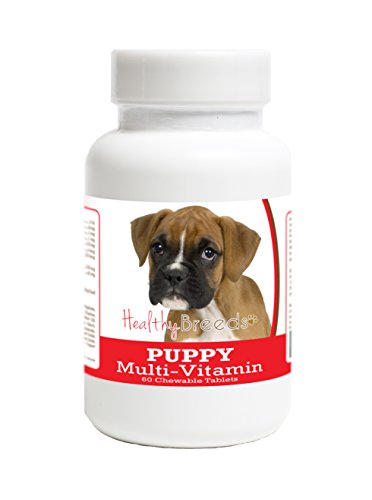 Healthy Breeds Boxer Puppy Dog Multivitamin Tablet 60 Count