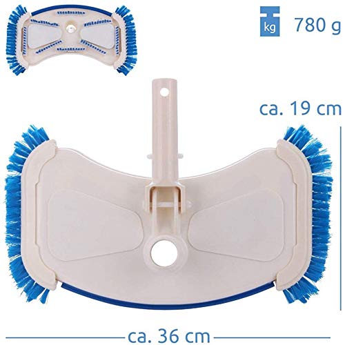 Set per la pulizia della piscina, set da 6 pezzi per la pulizia della piscina con , retino, , galleggiante, dosatore sottovuoto per pavimenti