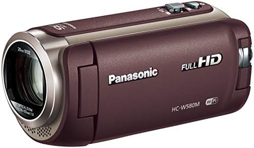 パナソニック HDビデオカメラ W580M 32GB サブカメラ搭載 高倍率90倍ズーム ブラウン HC-W580M-T