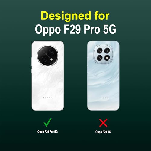 Image of Zapcase Back Case Cover for Oppo F29 Pro 5G | Compatible for Oppo F29 Pro 5G Back Cover | Liquid Silicon Magic Case with Camera Protection | Dark Green