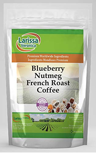 Blueberry Nutmeg French Roast Coffee (8 oz, grano)