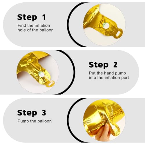 Image of 2026 Balloon 40 inch Gold Number Balloons for 2026 Party Decorations | Saturated Color, Large 40 in, With Straw & Hanging Hole, For Graduation Season, Thanksgiving, Anniversary, Christmas