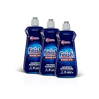 Finish Dishwashing Rinse Aid, Regular Liquid, Triple Pack, 500ml