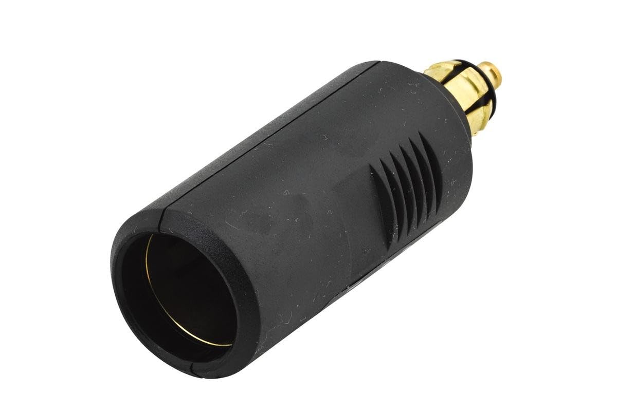 HELLA Adapter, gniazdo wtykowe - 24V - 1-biegunowy - Długość: 93[mm] - Tworzywo sztuczne - czarny - DIN / ISO: 4165 SAE - Ilość: 1 - 8KA 007 589-131