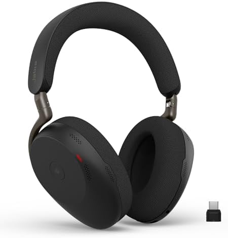 Jabra Evolve3 85 Over-Ear Wireless Bluetooth Headset with Microph...