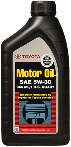 Toyota Genuine Motor Oil, SAE 5W30 Oil 1 Quart