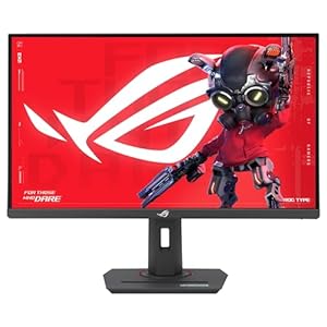 ASUS ROG Strix XG27ACS – Monitor Gaming de 27 Pulgadas 2560×1440, 180 Hz, 1 ms (GTG), Fast IPS, Extreme Low Motion Blur Sync, USB Type-C, G-Sync, DisplayWidget Center, Toma para trípode, HDR