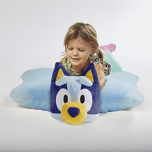 Image of Pillow Pets Jumbo Bluey, Stuffed Animal Plush Toy