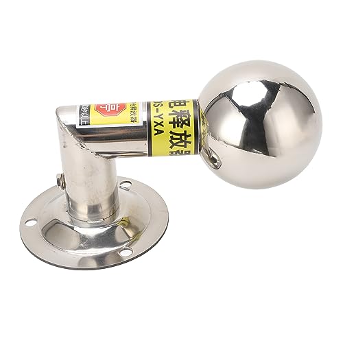 Image of Body Electrostatic Discharge Device, Stainless Steel Touch Quick Response L Shape Wall Mount Human Body Static Remover for Chemical, DEEBOWw1p0odxs78