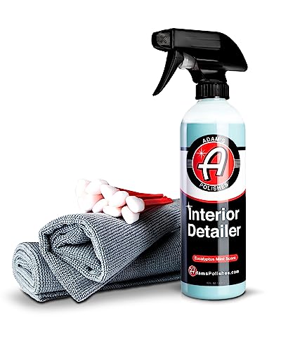 Adam's Polishes Interior Detailer 16 fl. oz (Combo) - Total Car Interior Cleaner, Protectant &...