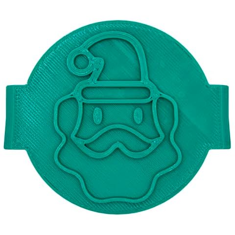 Santa Christmas Cookie Stamp for Festive Baking Cover