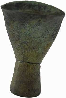 Cycladic bronze head ancient Greek reproduction miniature bust