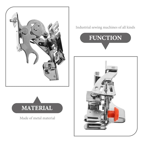 Pie prensatelas multiusos metálico para máquina de coser miniatura 3