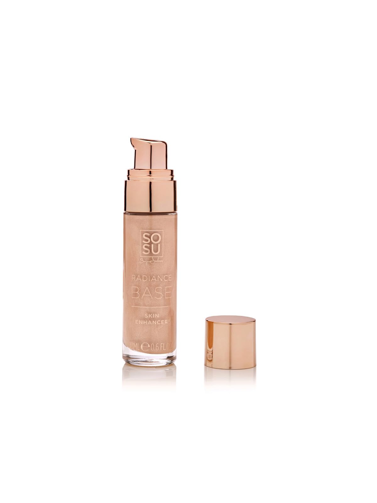SOSU Cosmetics Radiance Base Glow – Lightweight Illuminating Face Primer for a Natural Radiant Finish – Hydrating & Long-Lasting Formula
