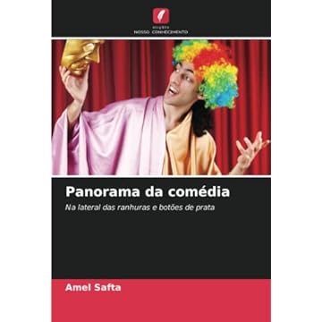 Capa do livro Panorama da comédia: Na lateral das ranhuras e botões de prata
