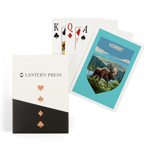 Lantern Press Vermont, Cartas de Póker 52 piezas