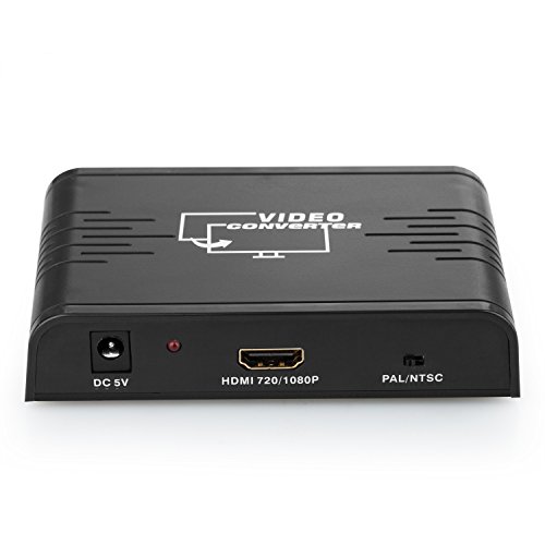 Rocsai HDMI Converter HDMI to Composite Converter RCA Converter Digital to Analog HDMI to AV CVBS S-Video