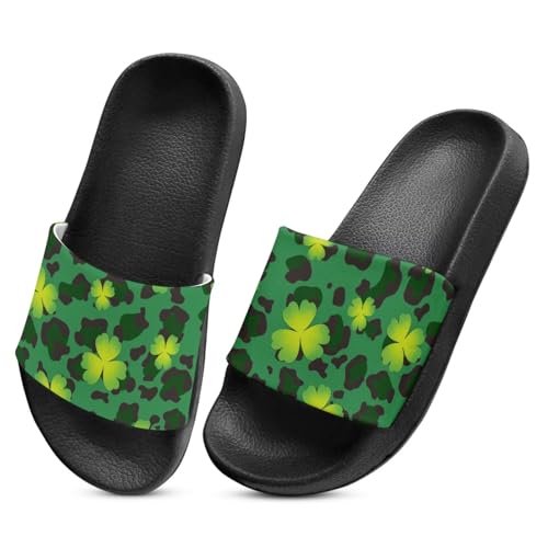 Image of Boy & Girls Slide Sandals Kids Shower Shoes Non Slip Summer Slippers Beach Sandals