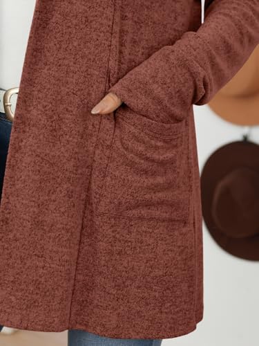 Image of LILLUSORY Cardigan Sweaters for Women Lightweight Cardigans Fall Outfits | Open Front Long Cardigan with Pockets, Business Casual Outfits, Airport Travel Outfits, Teacher Outfits, 2026 Fall Fashion