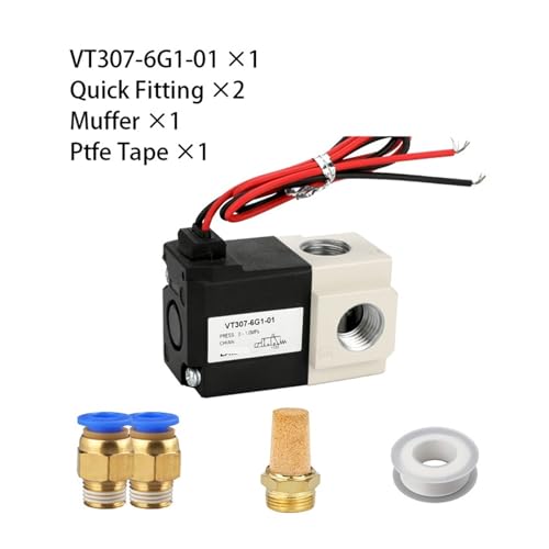 Électrovanne à vide 3/2 voies à action directe 2 positions VT307V - 3