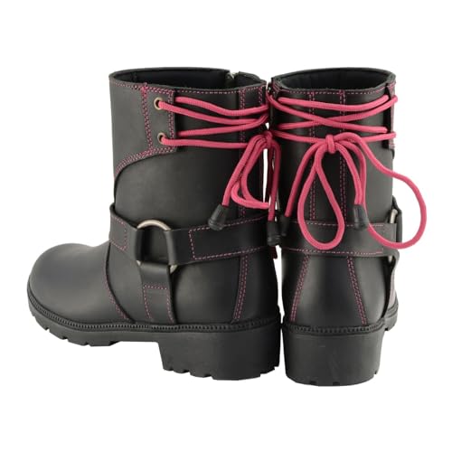 Image of Milwaukee Leather Women's Premium Leather Motorcycle Harness Boots Collection MBL - 6.5