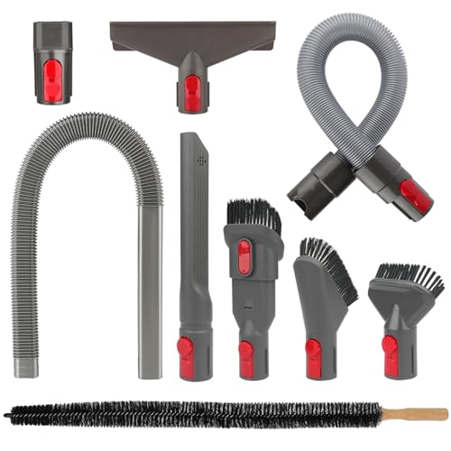 Reinigungsset für Trocknerabluftkanäle und Bürstenaufsatz-Set für Dyson Gen5 V15 V15s V12 V11 V10 V9 V8 V7 Absolute Detect Cyclone Fluffy Mattress Outsize Zubehörset für Staubsauger